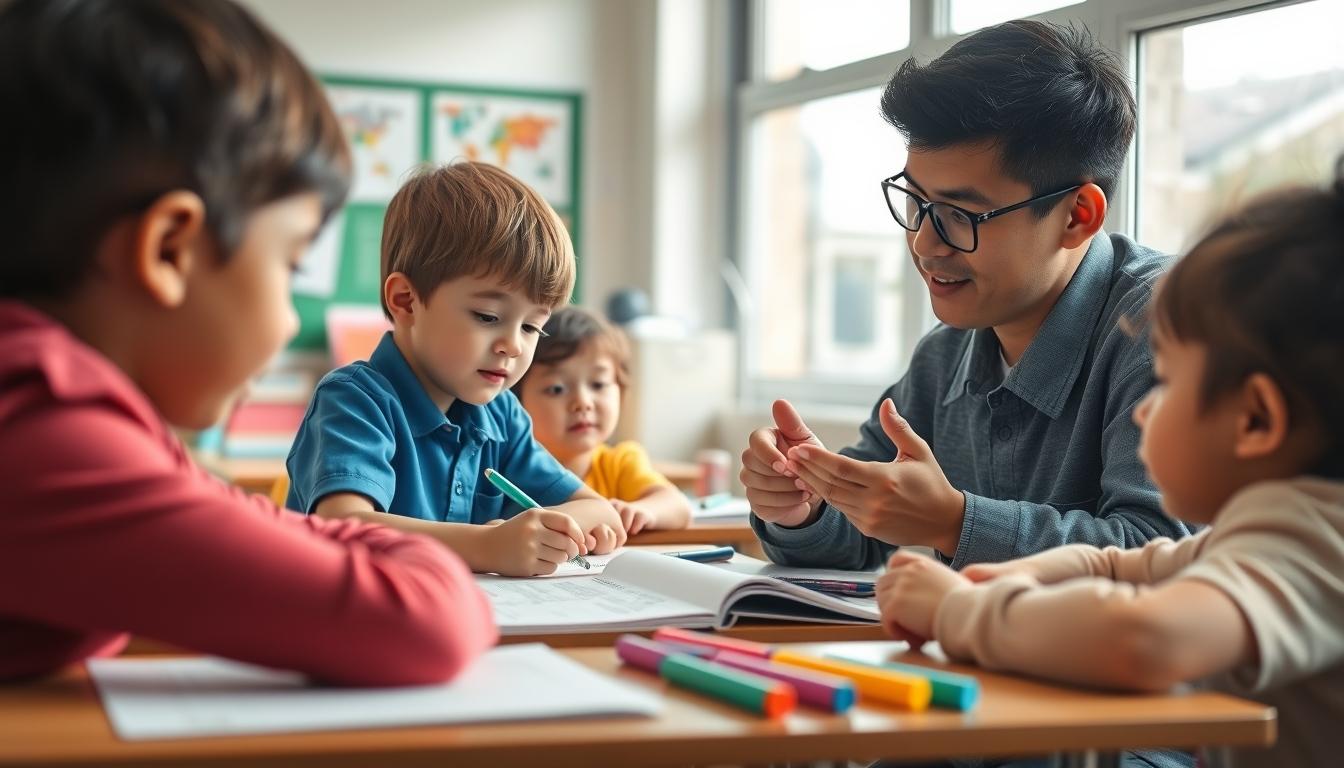 Students collaborating in study space